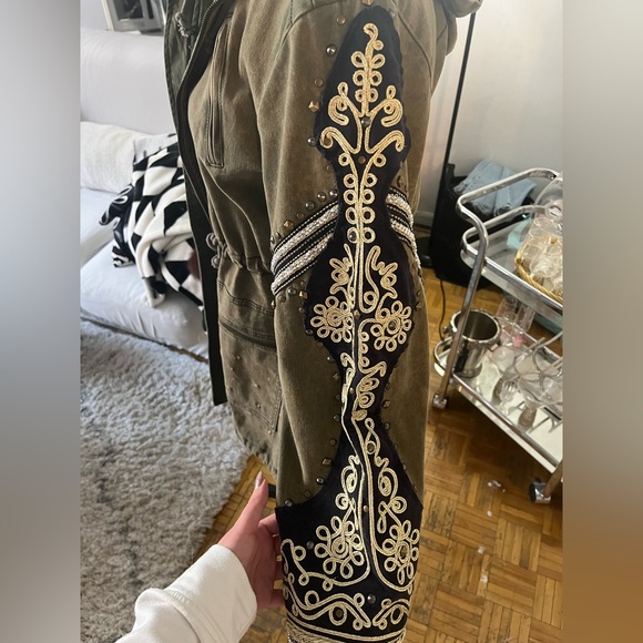 Free people golden quills jacket ASO celebs - Picture 7 of 9